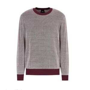 NWT Armani Exchange Sweater Men's  Size L Wine